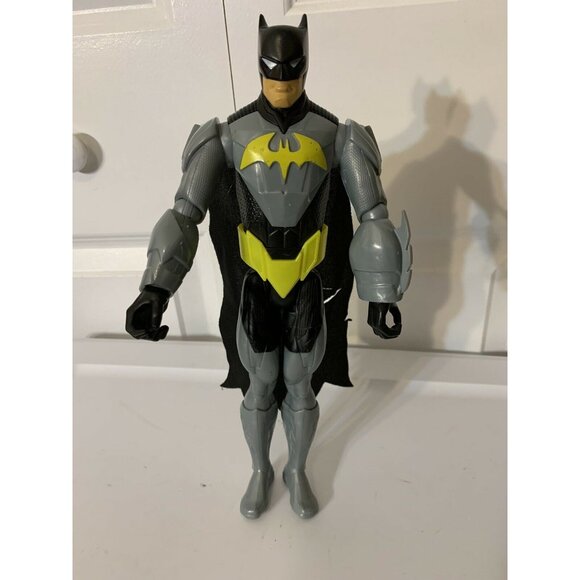 DC Comics Batman Grey Black Yellow Outfit Loose Action Figure 12” - Picture 6 of 7